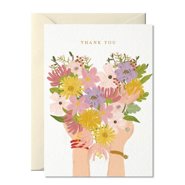 ‘Thank You Flowers‘ Glückwunschkarte A6