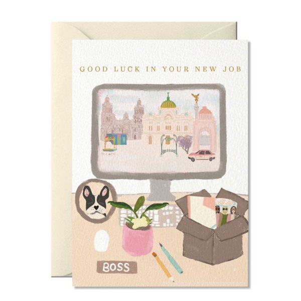 ‘Good Luck In Your New Job‘ Glückwunschkarte A6