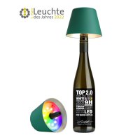 TOP 2.0 RGBW-Akku-Flaschenleuchte GRÜN – sompex®