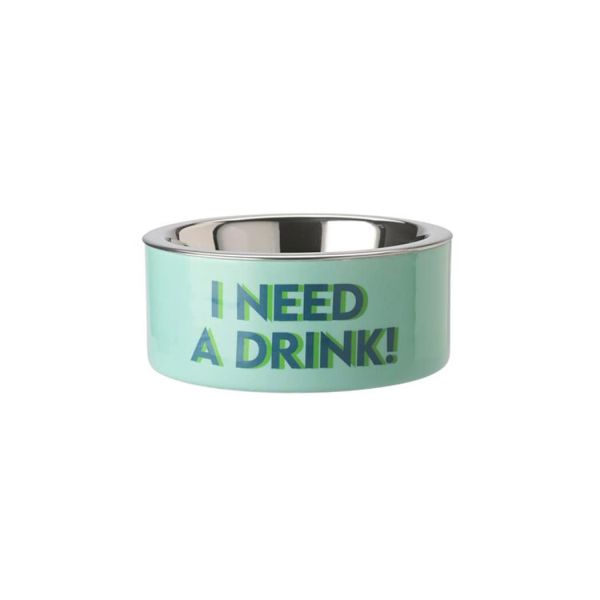 Love Pets ‘I NEED A DRINK!’ mint - GIFTCOMPANY