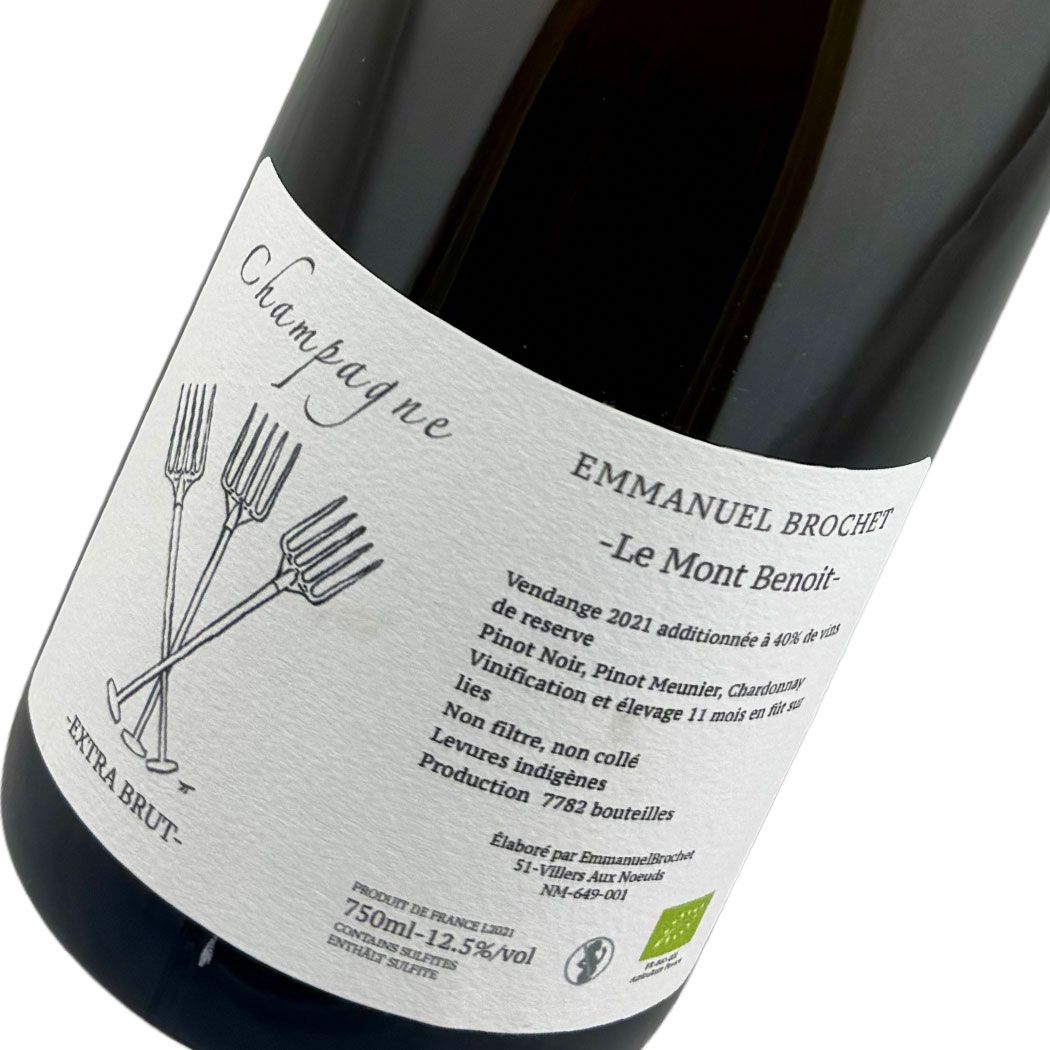 EMMANUEL BROCHET Champagne 'Le Mont Benoît' L21 PC Extra Brut