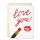 ‚I love you Kisses with Lipstick‘ – Glückwunschkarte A6