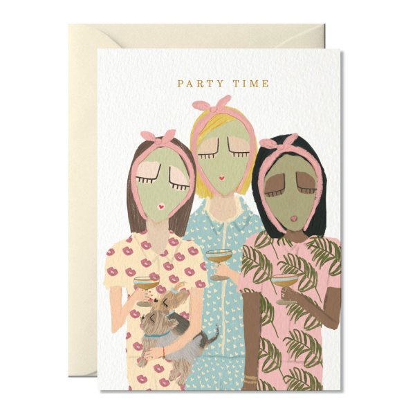 ‚Party Time‘ – Glückwunschkarte A6