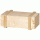 Holz-Kiste mit Leisten, 2er