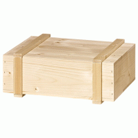 Holz-Kiste mit Leisten, 3er